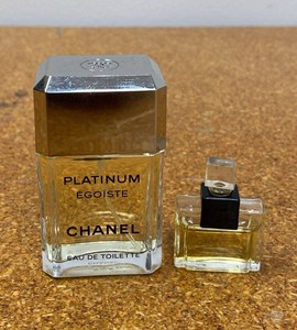 Lot Including Chanel Platinum Egoiste 30ml EDT & Mini Perfume Bottle