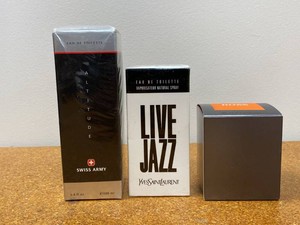 Mens Fragrance Set Swiss Army Altitude YSL Live Jazz Boss 3 Pc