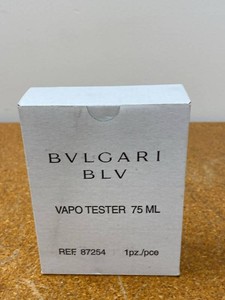 Bvlgari BLV Vapo Tester Eau de Parfum 75ml Spray Bottle Boxed