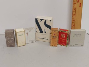 Lot of Boxed Mini Perfume Fragrances Gucci Givenchy Paco Rabanne