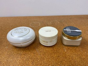 Vintage Nina Ricci Opium KL Body Powder Cream Tester Jars 3pc
