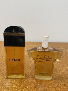 Fendi & Sonia Rykiel Paris Eau de Toilette Bottles Partial Fill