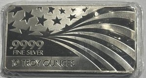 .999 Silver 10oz Bar