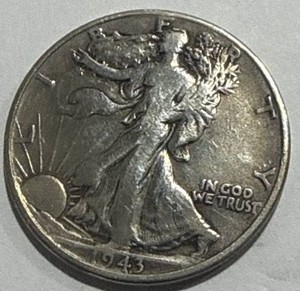 1943 Walking Liberty Half Dollar