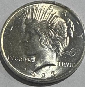 1923 Silver Peace Dollar