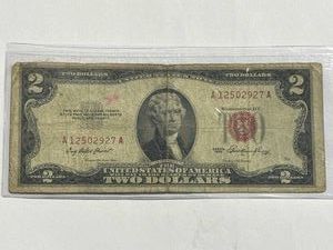 1959 Red Seal $2 Bill