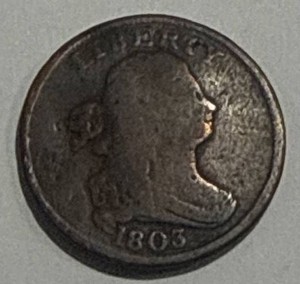 1803 Draped Bust Half Cent