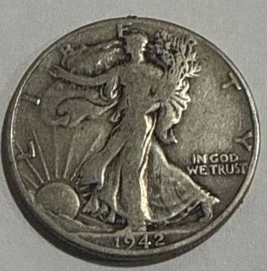 1942 Walking Liberty Half Dollar