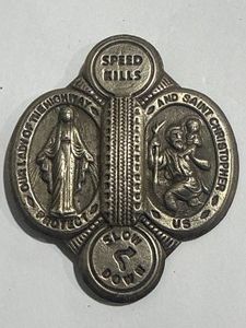 Saint Christopher speed kills Badge