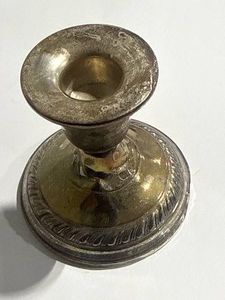 8.1oz Silver Weighted Candle Stick Holder .925