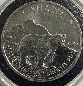 1oz .9999 Silver Canadian Wildlife Coin