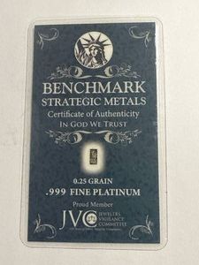 .25 Grain .999 Silver Bar