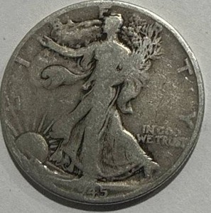1945 Walking Liberty Half Dollar