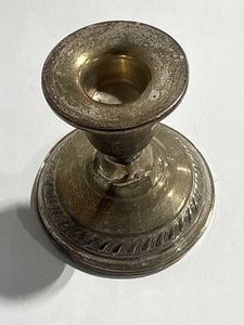 8.36oz Weighted Candlestick .925 Silver
