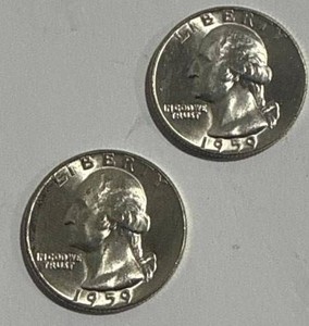 Lot of 2 Silver Quarters