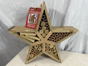 New Rustic Farmhouse Star Insect  Butterfly  Bee House