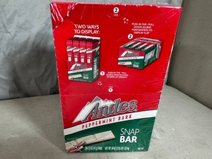New Case of 24 Andes Peppermint Bark Snap Bars