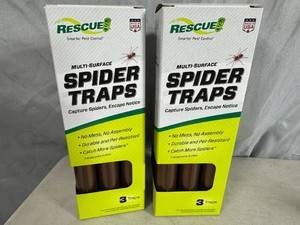 2 New Boxes of Rescue Spider Traps