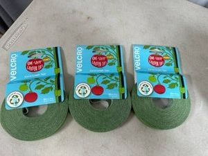 3 New Rolls of Velcro Plant Garden Ties