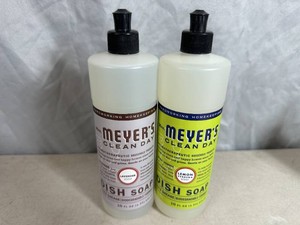 2 New Mrs. Meyers Clean Day Dish Soap
