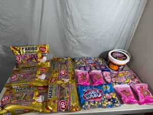 Assorted Candy, Gummy Bears, Dubble Bubble, Ring Pops, and More