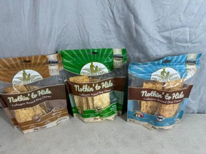 3 New Bags of Fieldcrest Collagen Based Dog Chews