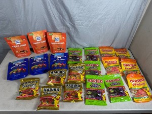 Assorted Candy, Ritter Chocolate, Haribo Gummy Candy, Haribo Peaches, Twin Snakes