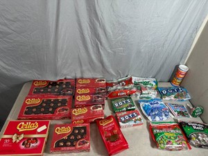 Assorted Candy, Chocolate Cherries, Junior Mints, Tootsie Rolls, Fruit Chews, Dots, and More