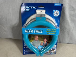 New 3 Pack Arctic Air Neck Chill Cooling Gel Neck Wraps