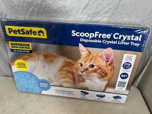 New Petsafe ScoopFree Disposable Crystal Litter Tray Refill