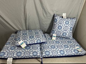 New Patio Chair Cushion, Seat Pad, Throw Pillow