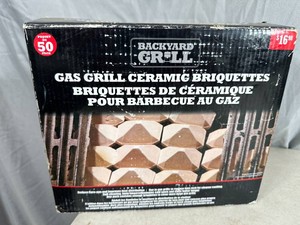 New Box of Ceramic Gas Grill Charcoal Substitute Briquettes