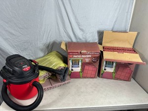 New Plastic Patio Pavers, 2.5 Gallon WetDry Vac