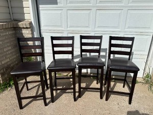 4 High Top Stools  Chairs