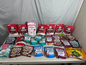 Assorted Candy, Ritter Chocolates, Fruit Snacks, Charms Suckers, Cotton Candy, and More