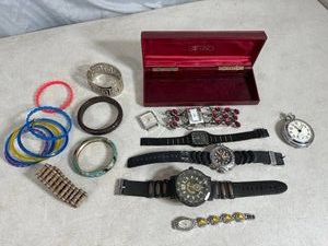 Assorted Watches, Bracelets, and More