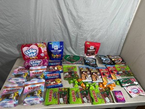 Assorted Candy, Blow Pops, Haribo Gummy Candy, Cereal Straws, Andes Mints, and More