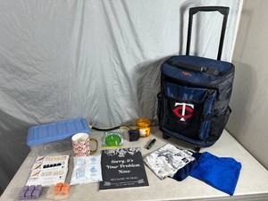 Twins Rolling Cooler, Color Street Nails, Candle, Tote, and More