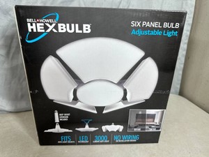 New Hex Bulb Six Panel Adjustable LED Light Bulb
