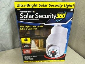 New Solar Security 360 Motion Activated Spotlight - Looks like Camera