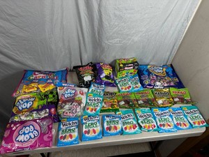 Assorted Candy, Blow Pops, Cotton Candy, Sugar Babies, Tear Jerkers, Fruit Snacks, and More