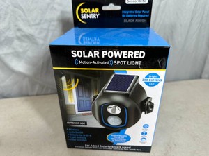 New Solar Sentry Solar Powered Security Light