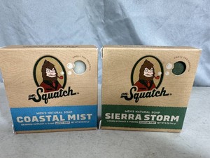 2 New Dr. Squatch Bar Soaps
