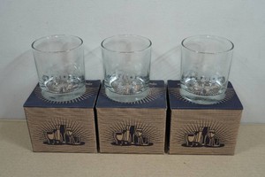 Set of 3 Lucky Shot Etched Whiskey Glasses - 1776