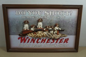 Vintage Cabelas Winchester Wall Art