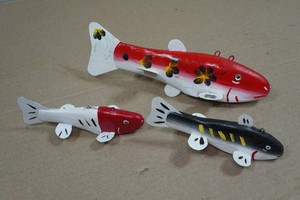 Hand Carved Spear Fishing Decoys