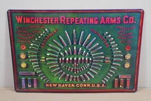 Vintage Style Metal Sign - Winchester