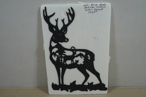 Laser Cut Metal Buck Wall Art