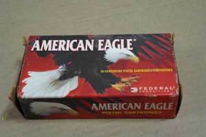50 American Eagle 9mm 115 Gr FMJ Ammo