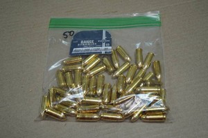 50 Fiocchi Range Dynamics 9mm 124 Gr FMJ Ammo